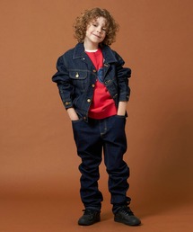 Lee（リー）の「Lee/リー【110-160cm】キッズ ストレッチストレートデニムパンツ（デニムパンツ・キッズ）」