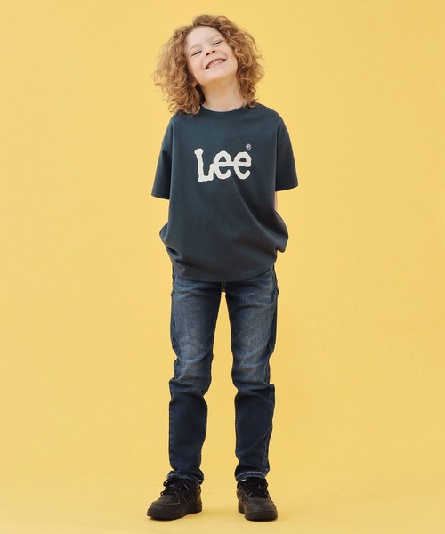 Lee（リー）の「Lee/リー【110-160cm】キッズ ストレッチストレートデニムパンツ（デニムパンツ・キッズ・インディゴブルー/ブルー/ライトインディゴブルー・110/120/150/160/130/140）」の2枚目の写真
