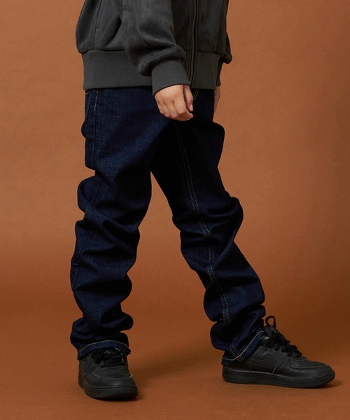 Lee（リー）の「Lee/リー【110-160cm】キッズ ストレッチストレートデニムパンツ（デニムパンツ・キッズ・インディゴブルー/ブルー/ライトインディゴブルー・110/120/150/160/130/140）」の5枚目の写真
