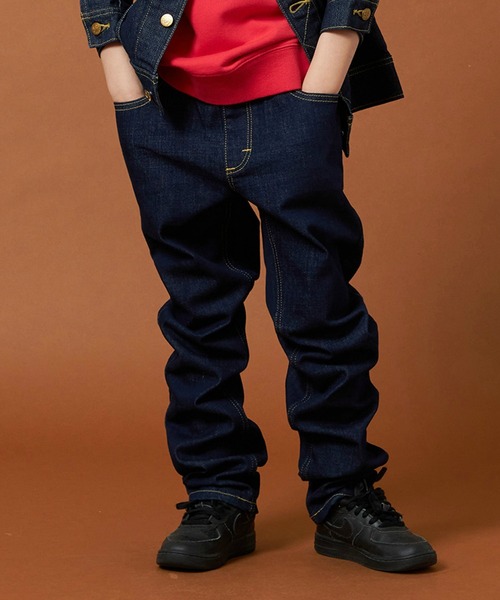 Lee（リー）の「Lee/リー【110-160cm】キッズ ストレッチストレートデニムパンツ（デニムパンツ・キッズ・インディゴブルー/ブルー/ライトインディゴブルー・110/120/150/160/130/140）」の10枚目の写真