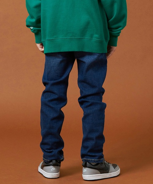 Lee（リー）の「Lee/リー【110-160cm】キッズ ストレッチストレートデニムパンツ（デニムパンツ・キッズ・インディゴブルー/ブルー/ライトインディゴブルー・110/120/150/160/130/140）」の9枚目の写真