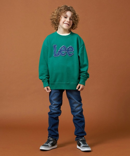 Lee（リー）の「Lee/リー【110-160cm】キッズ ストレッチストレートデニムパンツ（デニムパンツ・キッズ・インディゴブルー/ブルー/ライトインディゴブルー・110/120/150/160/130/140）」の12枚目の写真