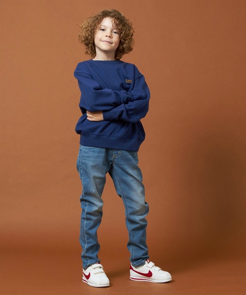 Lee（リー）の「Lee/リー【110-160cm】キッズ ストレッチストレートデニムパンツ（デニムパンツ・キッズ・インディゴブルー/ブルー/ライトインディゴブルー・110/120/150/160/130/140）」の18枚目の写真
