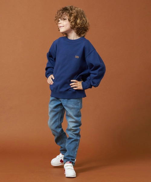 Lee（リー）の「Lee/リー【110-160cm】キッズ ストレッチストレートデニムパンツ（デニムパンツ・キッズ・インディゴブルー/ブルー/ライトインディゴブルー・110/120/150/160/130/140）」の15枚目の写真