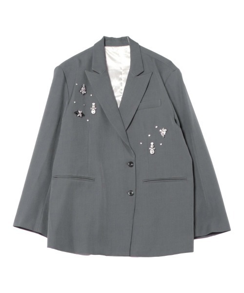 ANDRESD】jewels shine boxy jacket オケージョン ANDRESD】jewels shine boxy jacket パーティー オケージョン 結婚式