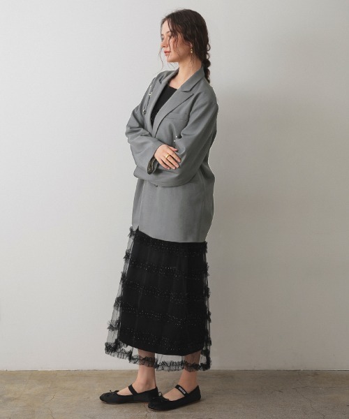 ANDRESD】jewels shine boxy jacket オケージョン セール】【ANDRESD】jewels shine boxy jacket パーティー