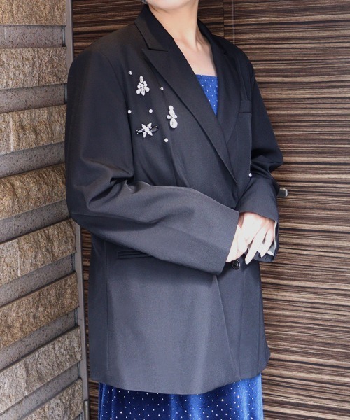 DONOBAN（ドノバン）の「【ANDRESD】jewels shine boxy jacket