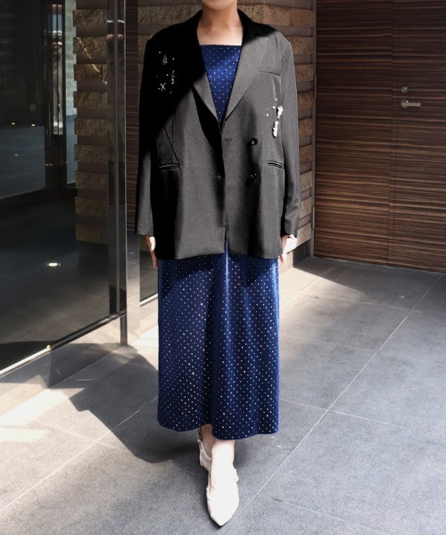 DONOBAN（ドノバン）の「【ANDRESD】jewels shine boxy jacket