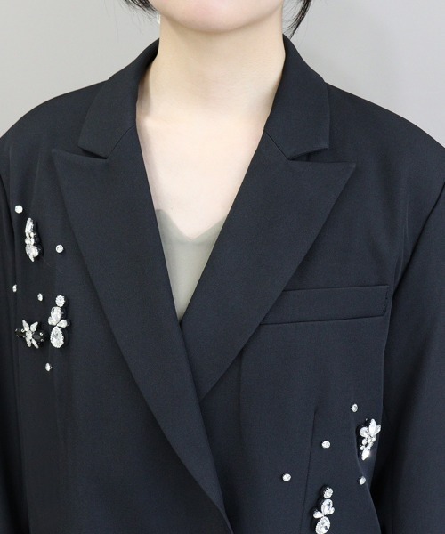 DONOBAN（ドノバン）の「【ANDRESD】jewels shine boxy jacket