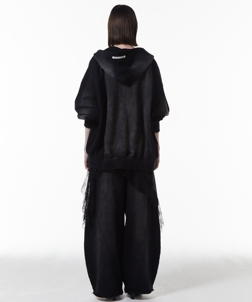 【美品】JOSE MOON SLIT SHORT HOODIE 美品】JOSE MOON SLIT SHORT HOODIE