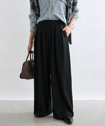 RIVE DROITE | 【すっきり見え】ウォームタックワイドスラックス(スラックス)