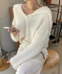 yuue' ( wear )（ユーイ）の「シャギーショートカーディガン（カーディガン/ボレロ・レディース）」