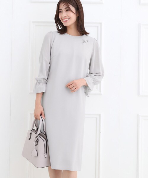 【フォーマル／入卒／セットアップ可】キャンディスリーブワンピース