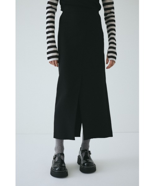 HeRIN.CYE（ヘリンドットサイ）の「Long slit skirt　　ロングスリットスカート（スカート・レディース・ブラック/ブラウン/グレー・36/38）」の2枚目の写真