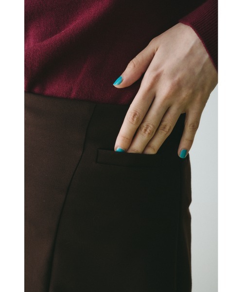 HeRIN.CYE（ヘリンドットサイ）の「Long slit skirt　　ロングスリットスカート（スカート・レディース・ブラック/ブラウン/グレー・36/38）」の12枚目の写真