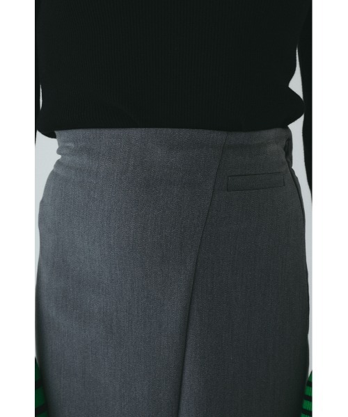 HeRIN.CYE（ヘリンドットサイ）の「Long slit skirt　　ロングスリットスカート（スカート・レディース・ブラック/ブラウン/グレー・36/38）」の20枚目の写真