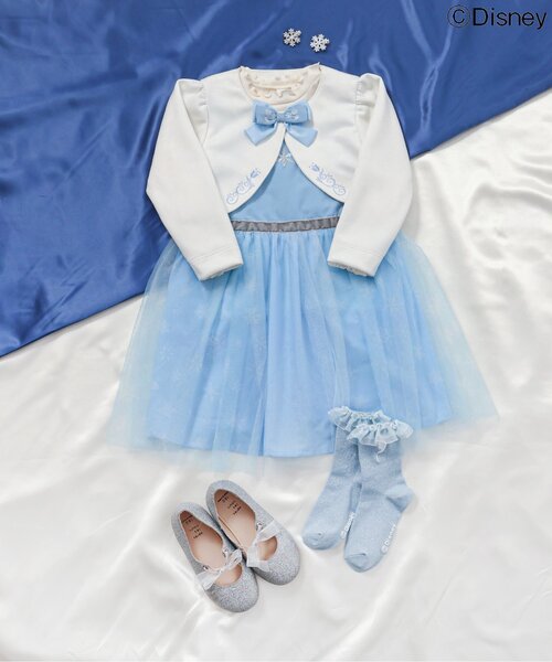 apres les cours（アプレレクール）の「ディズニーキャラクターフリルソックス（ソックス/靴下・キッズ・アイボリー/サックスブルー/ラベンダー・12/15 /18/21）」の10枚目の写真