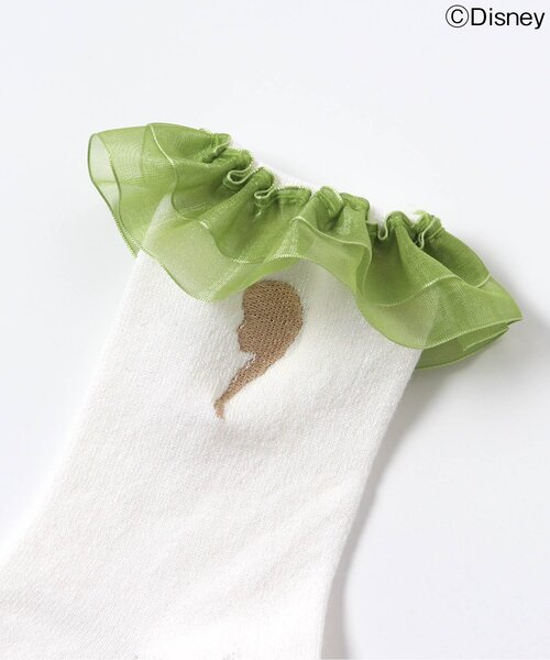 apres les cours（アプレレクール）の「ディズニーキャラクターフリルソックス（ソックス/靴下・キッズ・アイボリー/サックスブルー/ラベンダー・12/15 /18/21）」の21枚目の写真