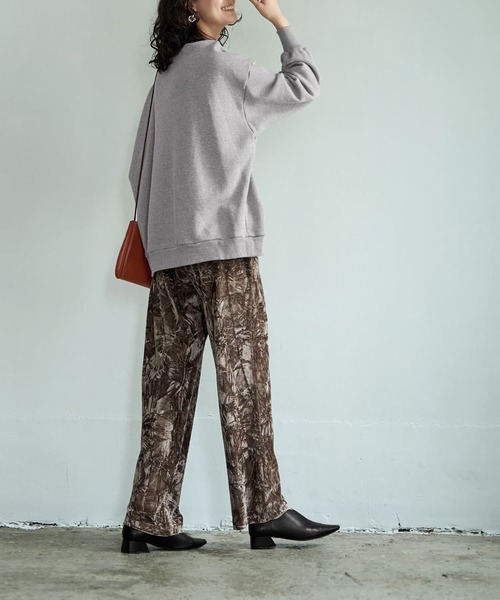 STYLE DELI(スタイルデリ)の「クラッシュベロアリラックスパンツ(その他パンツ・レディース・ダークブラウン/キャメル・01/02)」の15枚目の写真