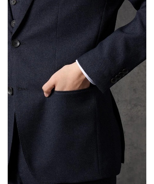 セール】【上下洗える】スリーピーススーツ 千鳥格子【クラシコ