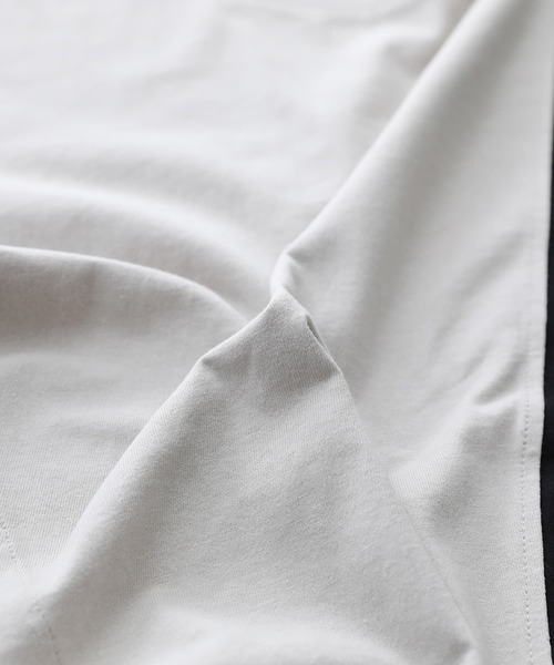 n'OrLABEL(ノアールレーベル)の「裾ヘム異素材切替えカットソー(Tシャツ/カットソー・レディース・ブラック/チャコール/ベージュ・FREE)」の21枚目の写真