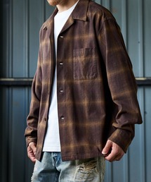 PENDLETON | PENDLETON / ペンドルトン：別注 Cotton Shaggy Open Collar Shirt：ONLYARK-2-2524[AST](シャツ/ブラウス)