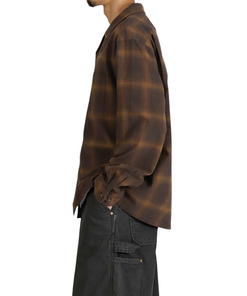 PENDLETON（ペンドルトン）の「PENDLETON / ペンドルトン：別注 Cotton Shaggy Open Collar Shirt：ONLYARK-2-2524[AST]（シャツ/ブラウス・メンズ・ブラウン・M）」の22枚目の写真
