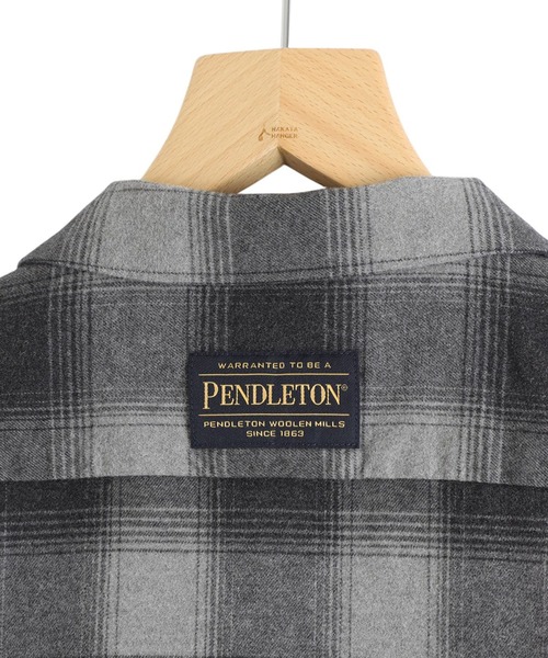 PENDLETON（ペンドルトン）の「PENDLETON / ペンドルトン：別注 Cotton Shaggy Open Collar Shirt：ONLYARK-2-2524[AST]（シャツ/ブラウス・メンズ・ブラウン・M）」の9枚目の写真
