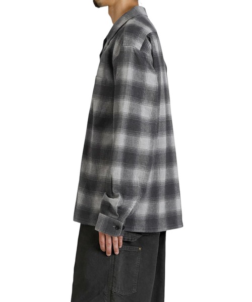 PENDLETON（ペンドルトン）の「PENDLETON / ペンドルトン：別注 Cotton Shaggy Open Collar Shirt：ONLYARK-2-2524[AST]（シャツ/ブラウス・メンズ・ブラウン・M）」の4枚目の写真