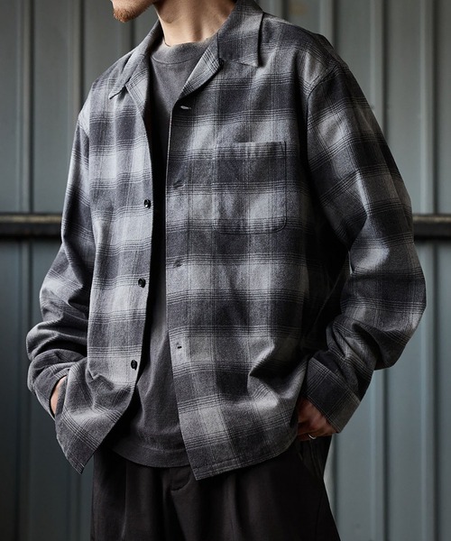 PENDLETON（ペンドルトン）の「PENDLETON / ペンドルトン：別注 Cotton Shaggy Open Collar Shirt：ONLYARK-2-2524[AST]（シャツ/ブラウス・メンズ・ブラウン・M）」の19枚目の写真