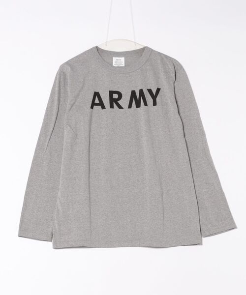 8(eight)(エイト)の「ARMY ロング Tシャツ(Tシャツ/カットソー・メンズ・グレー・X-SMALL/SMALL/MEDIUM)」の1枚目の写真