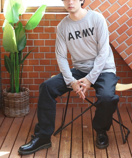 8(eight)(エイト)の「ARMY ロング Tシャツ(Tシャツ/カットソー・メンズ・グレー・X-SMALL/SMALL/MEDIUM)」の8枚目の写真