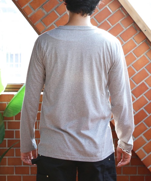 8(eight)(エイト)の「ARMY ロング Tシャツ(Tシャツ/カットソー・メンズ・グレー・X-SMALL/SMALL/MEDIUM)」の14枚目の写真