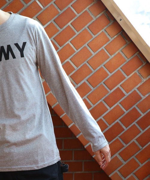 8(eight)(エイト)の「ARMY ロング Tシャツ(Tシャツ/カットソー・メンズ・グレー・X-SMALL/SMALL/MEDIUM)」の19枚目の写真