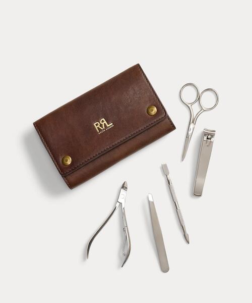 RRL（ダブル アール エル）の「ブラスレザー マネークリップ