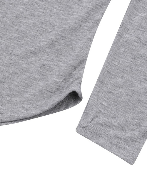 MUCENT(ムセント)の「★K-POPアイドル着用 MUCENT/RUEN フーディ― ロングスリーブ(Tシャツ/カットソー・レディース・ブラック/ホワイト/グレー・FREE)」の10枚目の写真