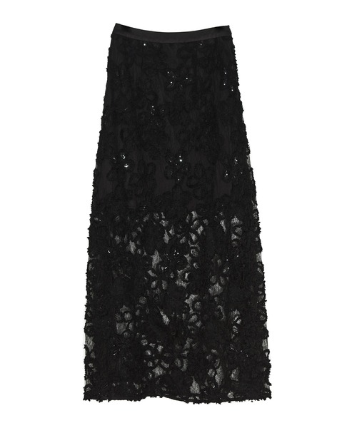Leja(レジャ)の「【LEJA LUXE】フラワーレースペプラムセットアップドレスワンピース2点セット美脚効果結婚式 パーティードレス 成人式 二次会 同窓会 お呼ばれ オケージョン 20代 30代(ドレス・レディース・ブラック・SMALL/MEDIUM/LARGE)」の14枚目の写真