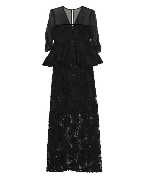 Lejaペプラムパーティードレス Mサイズ Leja（レジャ） ドレス 「LEJA