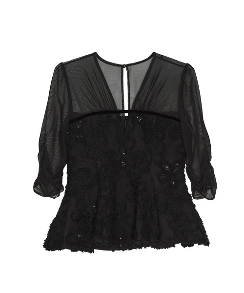 Leja(レジャ)の「【LEJA LUXE】フラワーレースペプラムセットアップドレスワンピース2点セット美脚効果結婚式 パーティードレス 成人式 二次会 同窓会 お呼ばれ オケージョン 20代 30代(ドレス・レディース・ブラック・SMALL/MEDIUM/LARGE)」の13枚目の写真