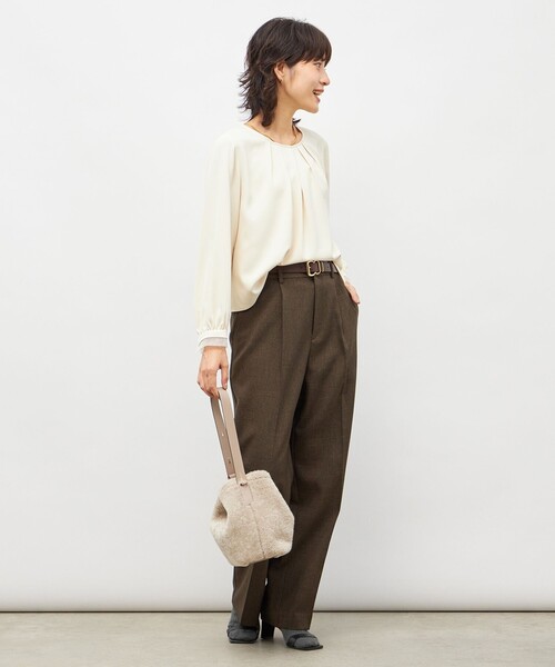 セール】ウォッシャブル2WAYストレッチブラウス（シャツ/ブラウス