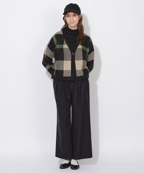クレストブリッジビッグチェックカーディガン（カーディガン/ボレロ