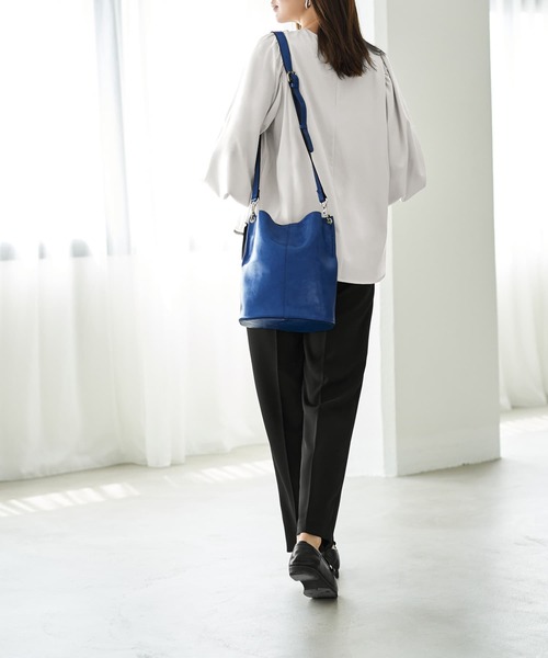 STYLE DELI（スタイルデリ）の「差し色用カラーショルダーバッグ（ショルダーバッグ・レディース・グリーン/ブルー/イエロー/オレンジ・FREE）」の19枚目の写真