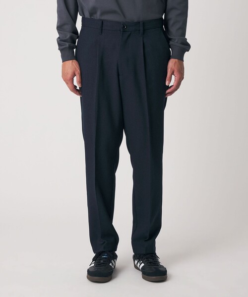 A DAY IN THE LIFE UNITED ARROWS(アデイインザライフユナイテッドアローズ)の「ウールライク ドビー ワンプリーツ イージーパンツ<A DAY IN THE LIFE>(スラックス・メンズ・ダークグレー/ロイヤルブルー/モカ・M/L/S)」の9枚目の写真