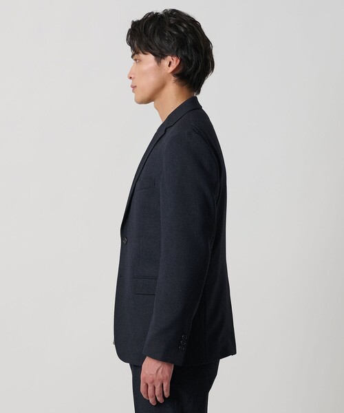 A DAY IN THE LIFE UNITED ARROWS(アデイインザライフユナイテッドアローズ)の「メランジ ホップサック ジャケット-セットアップ対応・ウォッシャブル-<A DAY IN THE LIFE>(カバーオール・メンズ・ダークグレー/ネイビー・XL/S/L/M)」の3枚目の写真