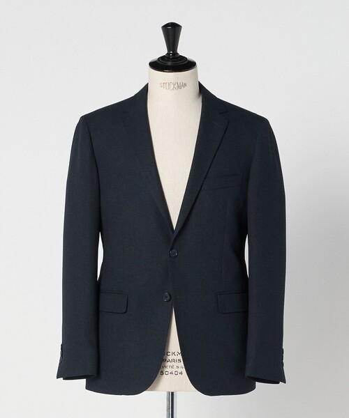 A DAY IN THE LIFE UNITED ARROWS(アデイインザライフユナイテッドアローズ)の「メランジ ホップサック ジャケット-セットアップ対応・ウォッシャブル-<A DAY IN THE LIFE>(カバーオール・メンズ・ダークグレー/ネイビー・XL/S/L/M)」の5枚目の写真