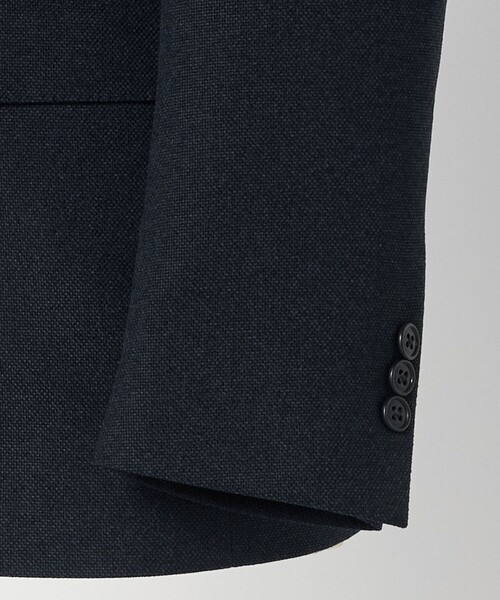 A DAY IN THE LIFE UNITED ARROWS(アデイインザライフユナイテッドアローズ)の「メランジ ホップサック ジャケット-セットアップ対応・ウォッシャブル-<A DAY IN THE LIFE>(カバーオール・メンズ・ダークグレー/ネイビー・XL/S/L/M)」の8枚目の写真