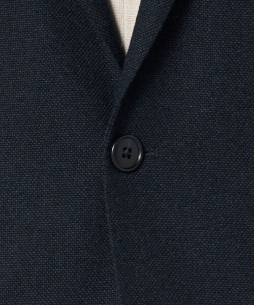 A DAY IN THE LIFE UNITED ARROWS(アデイインザライフユナイテッドアローズ)の「メランジ ホップサック ジャケット-セットアップ対応・ウォッシャブル-<A DAY IN THE LIFE>(カバーオール・メンズ・ダークグレー/ネイビー・XL/S/L/M)」の10枚目の写真