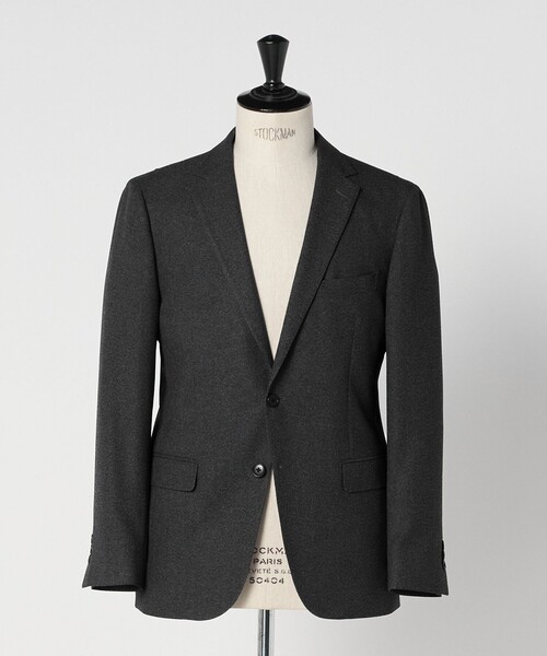 A DAY IN THE LIFE UNITED ARROWS(アデイインザライフユナイテッドアローズ)の「メランジ ホップサック ジャケット-セットアップ対応・ウォッシャブル-<A DAY IN THE LIFE>(カバーオール・メンズ・ダークグレー/ネイビー・XL/S/L/M)」の14枚目の写真