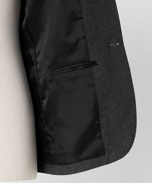 A DAY IN THE LIFE UNITED ARROWS(アデイインザライフユナイテッドアローズ)の「メランジ ホップサック ジャケット-セットアップ対応・ウォッシャブル-<A DAY IN THE LIFE>(カバーオール・メンズ・ダークグレー/ネイビー・XL/S/L/M)」の17枚目の写真