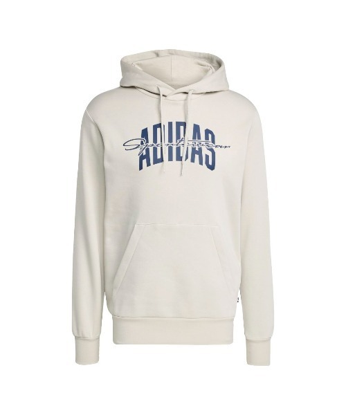 adidas(アディダス)の「アディダス adidas カレッジ スクリプト グラフィック パーカー(パーカー・メンズ・グレー/ネイビー・3L/LL/L/M/S)」の12枚目の写真